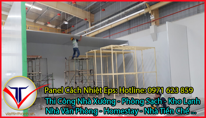 Panel Eps Vật Liệu Mới Trong Thi Công Nhà Xưởng Phòng Sạch Kho Lạnh...